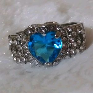 Blue Heart ring